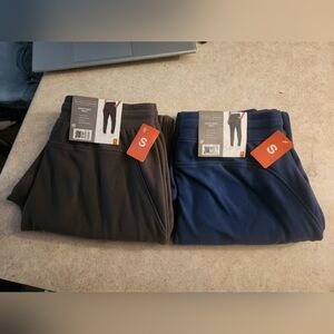 2 Pair Blue/Gray Knit Pants